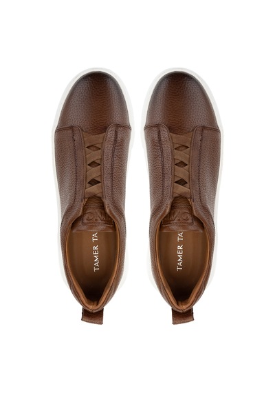 Tamer Tanca Erkek Hakiki Deri Taba Sneakers & Spor Ayakkabı 1163 2526 Erk Ayk Y26 Taba Fltr
