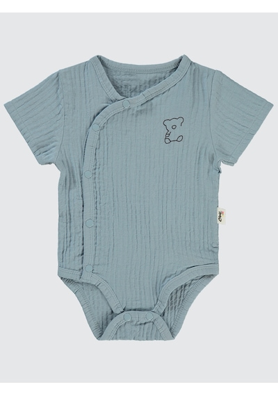 Civil Baby Bebek Çıtçıtlı Badi 1-18 Ay Mavi