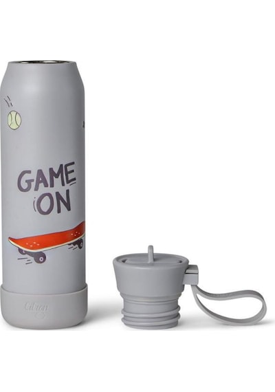 Citron 3 Katmanlı Paslanmaz Çelik Termos Seti 350 Ml - Cool Kid Gri