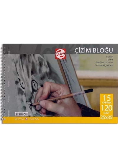 Van Gogh Çizim Blok Spiralli 15 Yaprak 120 Gr 25x35 Cm
