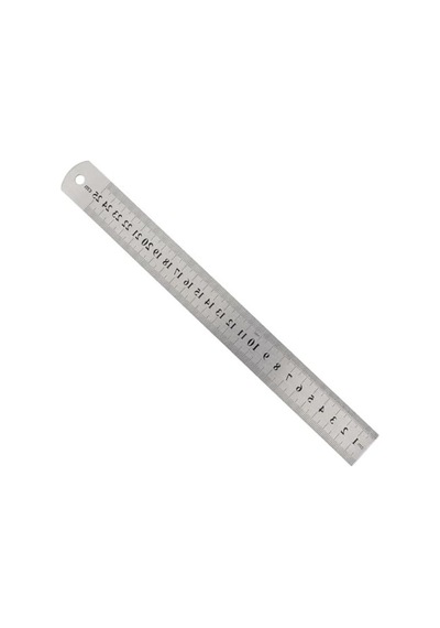 25 Cm Boyunda Çelik Cetvel, Ölçüm Ve Çizim İçin Dayanıklı Araç 1