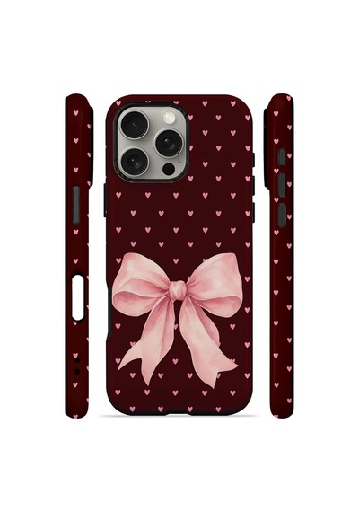 Velvoria Valestra Blush Heart Bow Apple Apple iPhone Uyumlu 16 Pro Max Magsafe Koruma Kılıfı Valestra Magline - Blush Heart Bow Velvoria Valestra Blush Heart Bow Apple Apple iPhone Uyumlu 16 Pro Max Magsafe Koruma Kılıfı Valestra Magline - Blush Heart Bow
