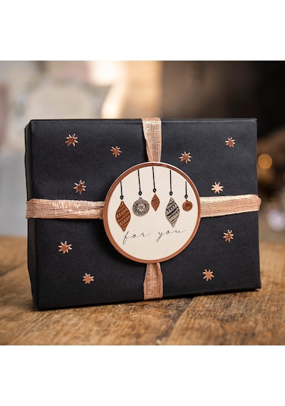 Sizzix Rose Gold Surfacez Zengin Kart Stoğu, 20x29 Cm, 50'li Paket