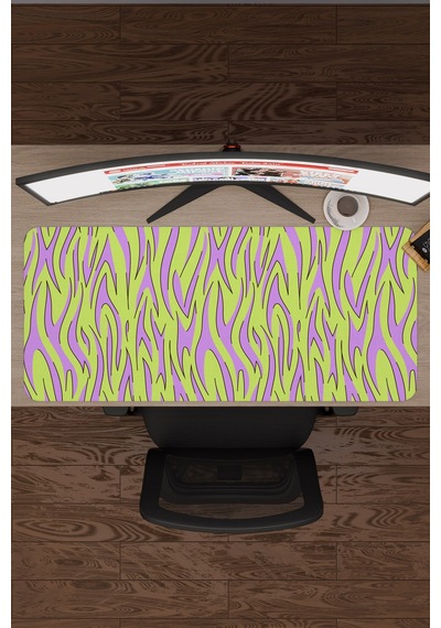 Zebra Kaymaz Dikişli Kauçuk Oyuncu Mousepad V3 - 90x40 Xxl Gaming Mouse Pad Fare Altlığı