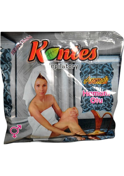 Kontes Hamam Otu - Zırnık Tüy Dökücü Toz x 3
