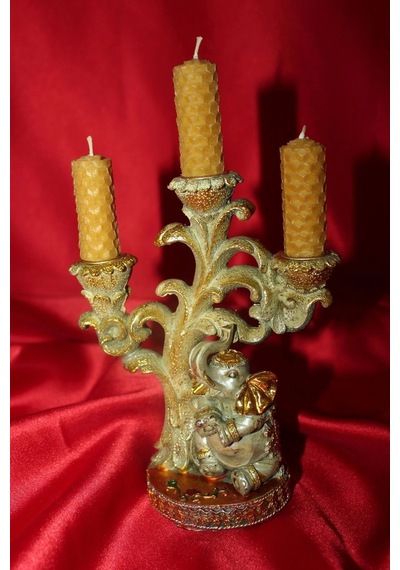 Şamdan Fil Objeli Mumluk