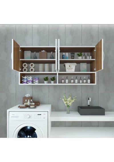 Kenzlife hazır mutfak vesper cvz 060*120*32 mutfak banyo dolabı kapaklı raflı