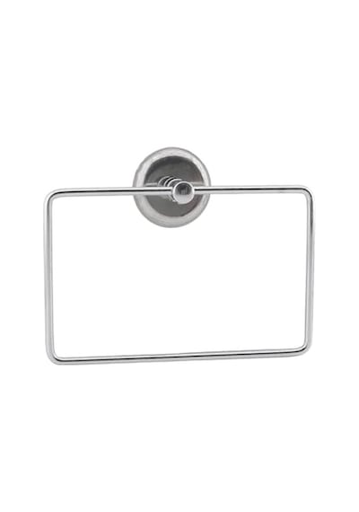 Krom Renk Vidalı Kare Havluluk Lavabo Banyo Mutfak Aparat Standı Bez Havlu Askısı Paslanmaz Metal Genel