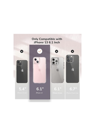 Apple Uyumlu iPhone 13 Mini Kilif Korumali Zirhli Seffaf Coss Silikon 473086539