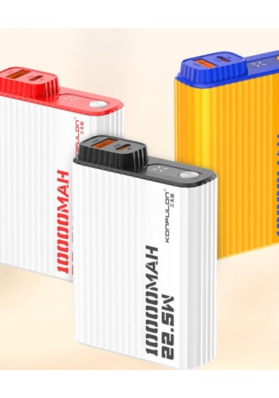 A40q 10.000 Mah Pd 20w Mini Powerbank - Siyah-beyaz Diğer