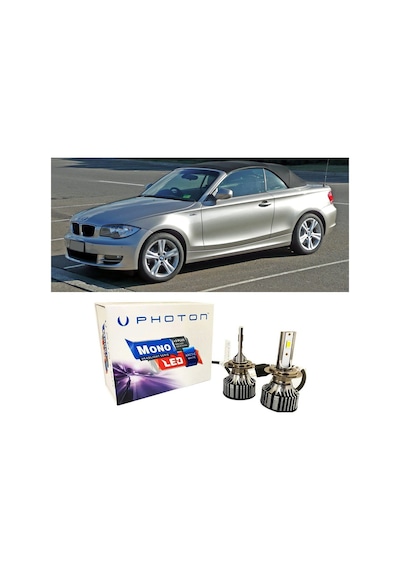 Bmw E88 Uzun Far Ampulü H7 Mono Yeni Seri Beyaz 2004-2011