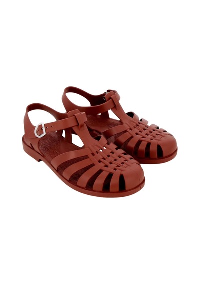 Meduse Sunmif Mat Terracotta Kadın Sandalet-14525 Toprak Rengi