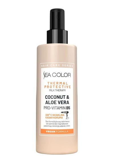 Sea Color Coconut & Aloe Vera VeganTermal Koruyucu Saç Bakım Sütü 200 ML