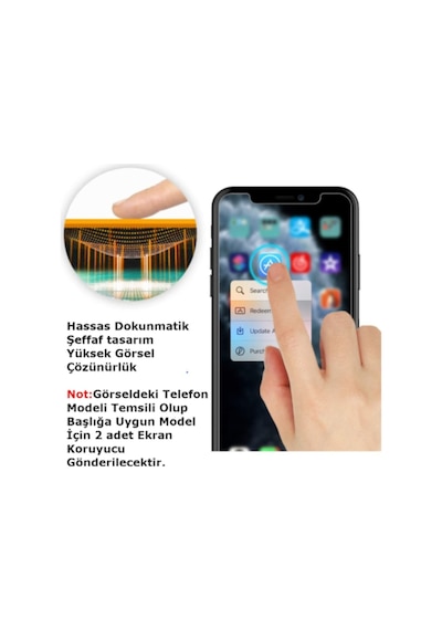 Samsung Galaxy M30s Uyumlu Şeffaf Kırılmaz Temperli Ekran Koruyucu Telefon Camı 2 Adet