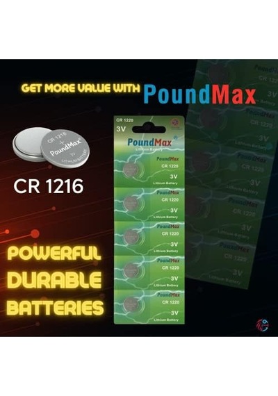 1216 Dl1216 3v Lityum Düğmeli Pil 5'li Paket