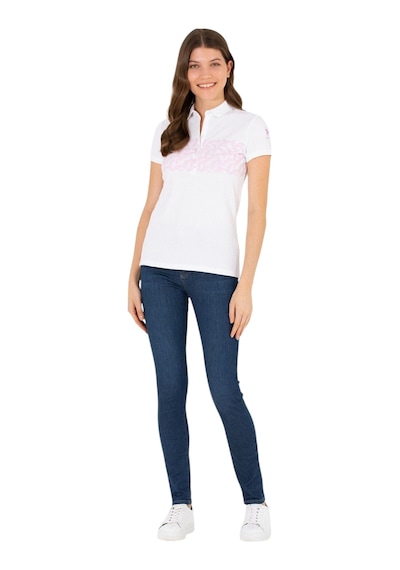 U.S. Polo Assn. Kadın Polo Yaka Tişört 1570765 Manolya