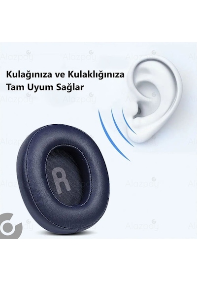 Jbl Tune 700bt 710bt 720bt Tune 750btnc 760nc 770nc Uyumlu Kulaklık Sünger Yastığı Deri Siyah