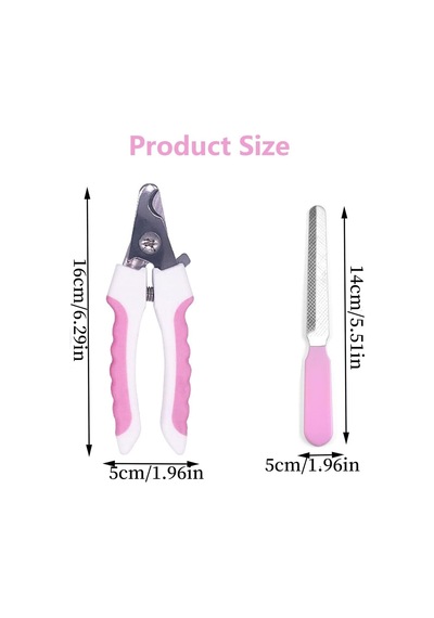 Evcil Hayvanlar İçin Tırnak Makası Ve Törpü Seti, Manikür Seti, Ergonomik Tasarım, Güvenli Ve H