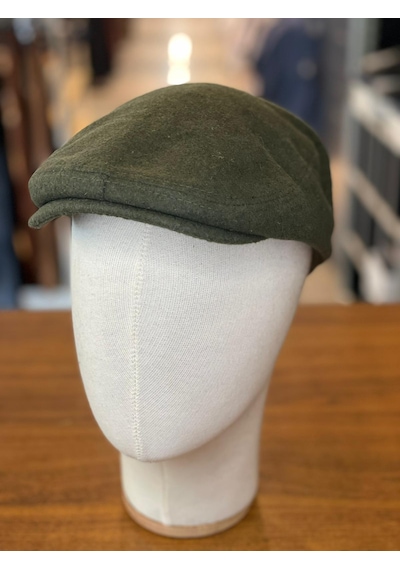 Hamze İngiliz London Model Kaşe Kumaş Kasket Şapka Haki