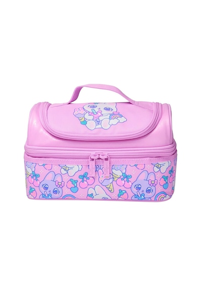 Smiggle Bright Eyes Çift Katlı Beslenme Çantası Pembe 457459 Çok Renkli