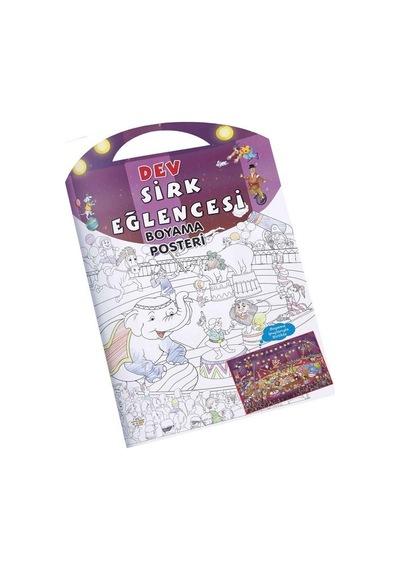 Dev Boyama Posteri Eğlenceli Safari-sirk