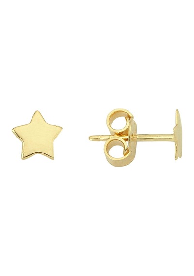 Goldkupe 14 Ayar Altın Yıldız Minik Küpe 0,60 Gr-1889