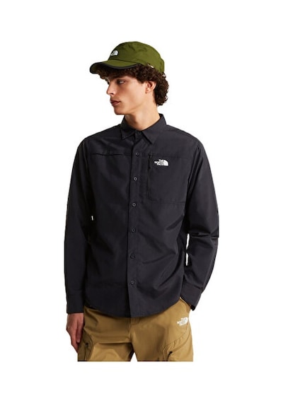 The North Face M Sequoia Long Sleeve Shirt Erkek Günlük Gömlek Nf0a8fu5jk31siyah Siyah