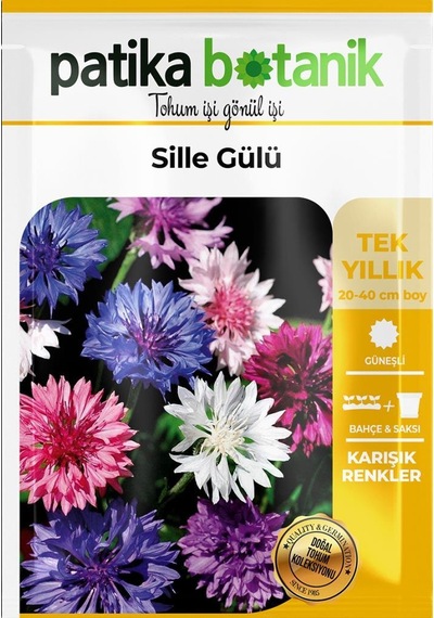 Kontur Centaurea Çiçek Tohumu 50 Adet