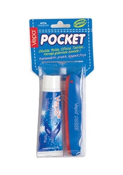 Vepa Pocket Macun ve Diş Fırçası Seti