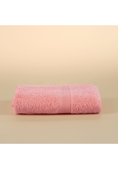 Bordürlü El Ve Yüz Havlusu Pembe