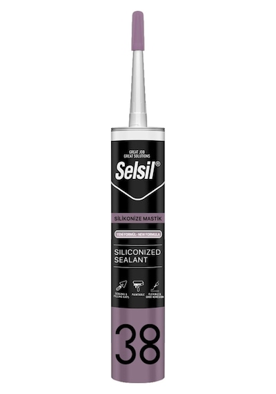 Selsıl 21 Sılıkonıze Mastık 500 Gr Altın Mese
