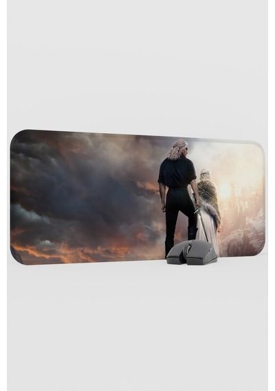 The Witcher V4 70x30 Xl Gaming Kauçuk Kaymaz Taban Mouse Pad Fare Altlığı