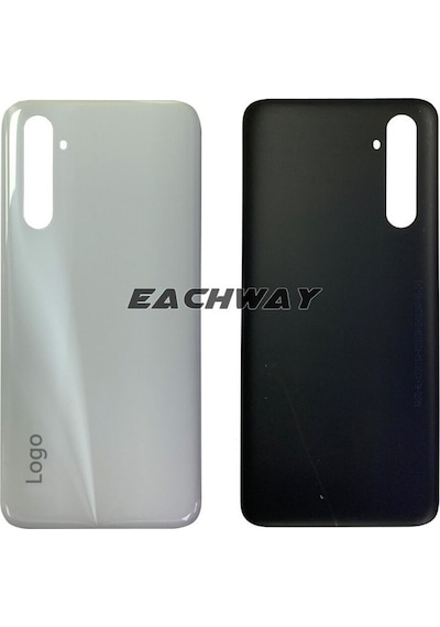 Oppo Realme 6 Pil Kapağı Arka Konut Kapı Cam Kasa Cep Telefonu Yedek Parçaları Rmx2001 Pil Arka Kapak Mavi Mavi