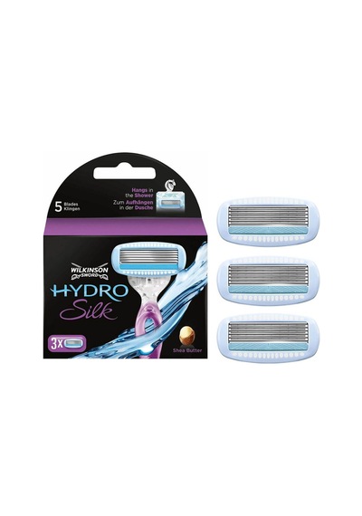 Wilkinson Sword Hydro Silk Bikini 5 Bıcaklı Tıraş Makinası Seti 3 Adet Yedek Başlık