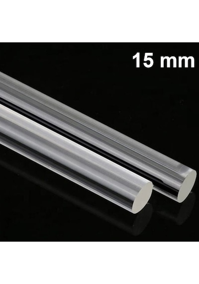 Pleksi Çubuk Akrilik Şeffaf Pleksiglass 15 Mm 553157134