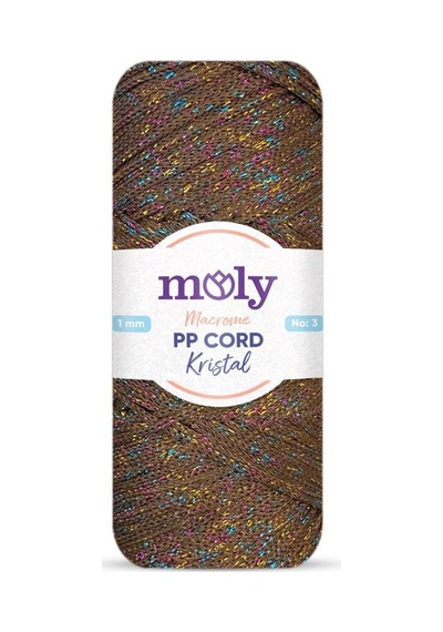 Angel Çanta Aksesuar Moly Yarn 200 Gr Simli Polyester Makrome No:1205 Diğer