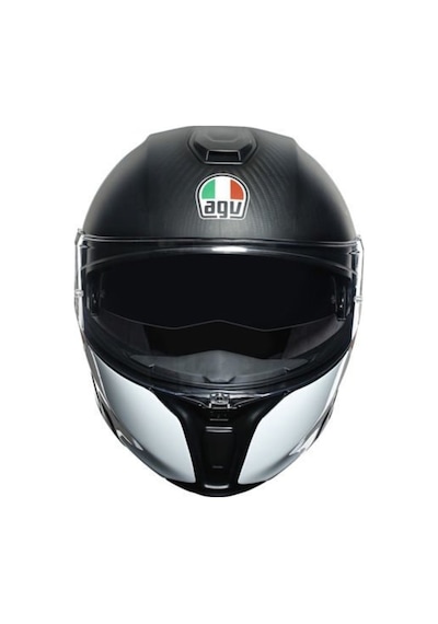 Agv Sport Modular Kask Carbon Kırmızı Beyaz