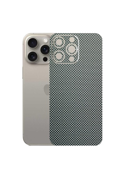 Kapps Iphone 15 Pro Max İle Uyumlu Fiber Serisi Premium Arka Kapak Kaplama Kenarlar Yoktur 31226790