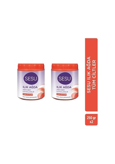 Sesu Ilık Ağda 250 Gr X 2 Adet