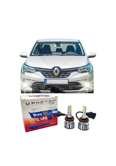 Renault Taliant Led Xenon Sis Far Ampulü H16 Duo Yeni Seri Beyaz