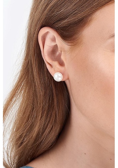 Kültür Incisi Çivili Küpe - 11 Mm. Inci Küpe Çok Renkli