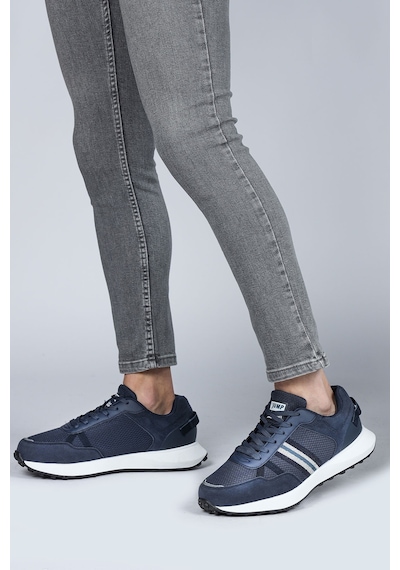 Jump 29052 Lacivert Erkek Sneaker Günlük Spor Ayakkabı Gri - Turuncu