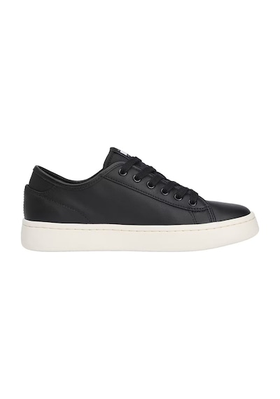 Tommy Hilfiger Kadın Hafif Tabanlı Kort Sneaker - Siyah Triple Black