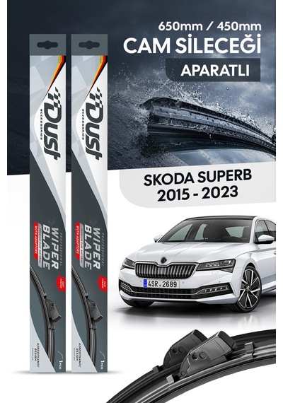 Skoda Superb 2015-2023 Uyumlu Silecek Takımı 650mm/450mm S11-l