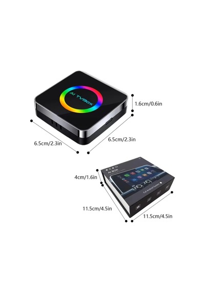 Everbox Android 13 Carplay Android Auto Aı Box, 4gb Ram 32gb Rom, Netflix Youtube Video Oynatma Destekli