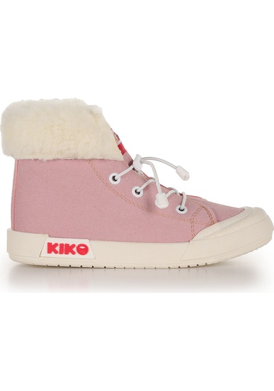 Kiko Kids Tigge Günlük Lastikli Kız Bebek Bot Ayakkabı Pudra Pudra