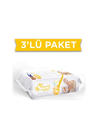 Sleepy Sensitive 90'lı Islak Havlu X 3 Adet Tekli