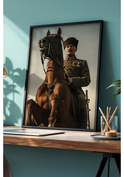 Mustafa Kemal Atatürk Baskılı Tablo Huhu498