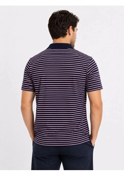 Freedom Store Erkek Pike Kumaş Gül Kurusu Çizgili Polo Yaka Tişört Kısa Kol T-shirt - Siyah Freedom Store Erkek Pike Kumaş Gül Kurusu Çizgili Polo Yaka Tişört Kısa Kol T-shirt - Siyah