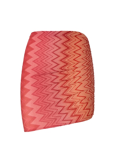 Missoni Zigzag Desenli Mini Etek Açık Pembe